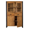 Mangohouten Vitrinekast Britt 115 cm