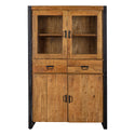 Mangohouten Vitrinekast Britt 115 cm