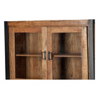 Mangohouten Vitrinekast Britt 115 cm