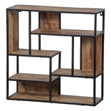 Mangohouten Wandrek Bowi 60x60 cm