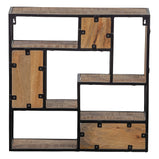Mangohouten Wandrek Bowi 80x80 cm