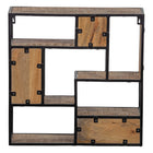 Mangohouten Wandrek Bowi 100x100 cm