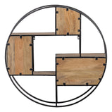 Mangohouten Wandrek Bowi Rond 60 cm