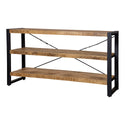 Mangohouten Boekenkast Britt Laag 120 cm
