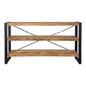 Mangohouten Boekenkast Britt Laag 120 cm