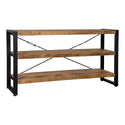 Mangohouten Boekenkast Britt Laag 120 cm