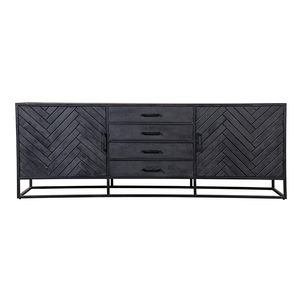 Mangohouten dressoir New York Fianna 210 cm