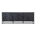Mangohouten Dressoir Fianna 210 cm