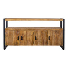 Mangohouten Dressoir Kensi 180 cm 4 deuren