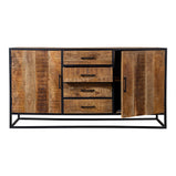    Mangohouten Dressoir Denver lowen 165 cm 