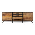 Mangohouten Dressoir Lowen 210 cm