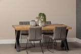 Mangohouten Eettafel Rechthoek Cedric 220x100 cm (6cm)