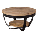 Mangohouten Salontafel Rond Maeve 65 cm