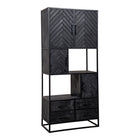 Mangohouten Vakkenkast Fianna 90 cm