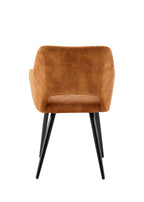 Eettafelstoel Oslo Cognac Fluweel