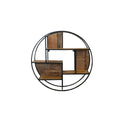 Mangohouten Wandrek Bowi Rond 60 cm
